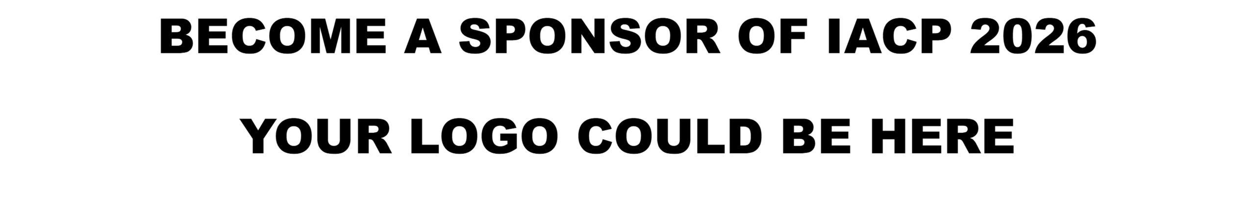 Become A Sponsor of IACP 2026