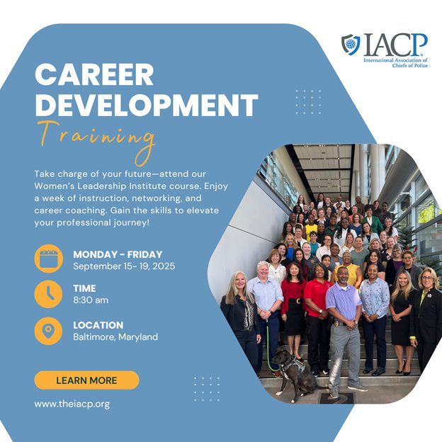 Image for the Tweet beginning: The IACP's Women’s Leadership Institute